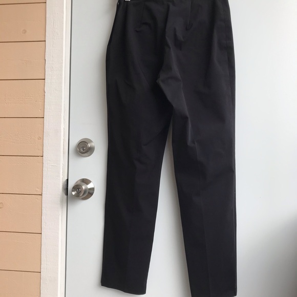 Max Mara Black Cropped Straight Leg Pants - Picture 7 of 11